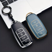 Unisex Black TPU Car Key Cover Protective Case for Remote Control