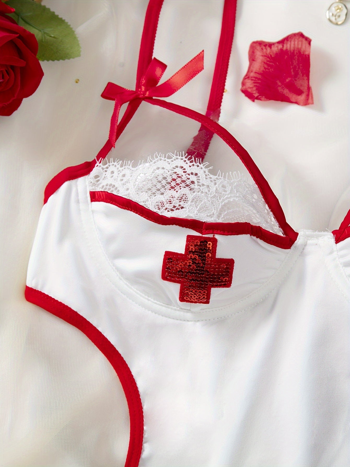 Nurse Uniform 1236 with Skirt and Hat Sexy Lingerie