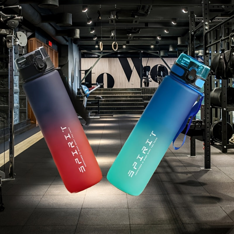 750ml BPA-Free Plastic Water Bottle Leakproof with Straw Lid for Gym Outdoor Hiking