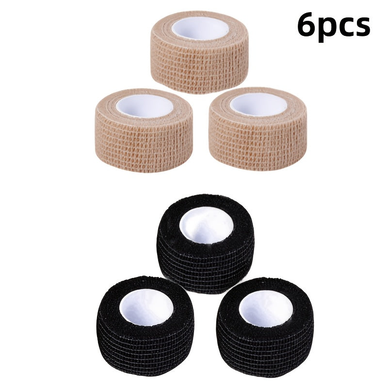 Protector de dedo de tela adhesiva elástica unisex para callos, 2/6 piezas