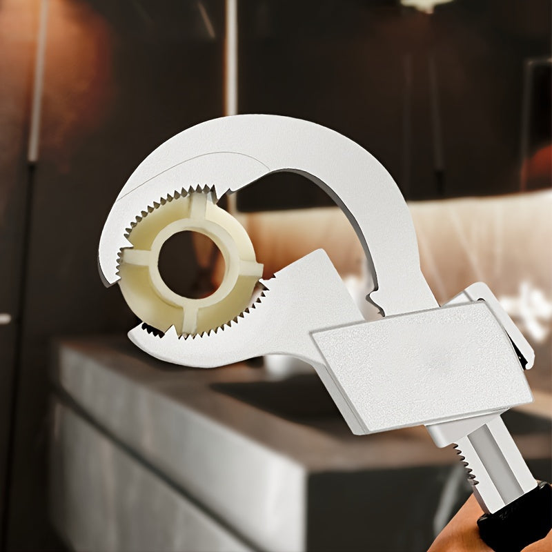 Adjustable Wrench for Bathroom Plumbing Sink Repair Aluminum Alloy Double-Ended