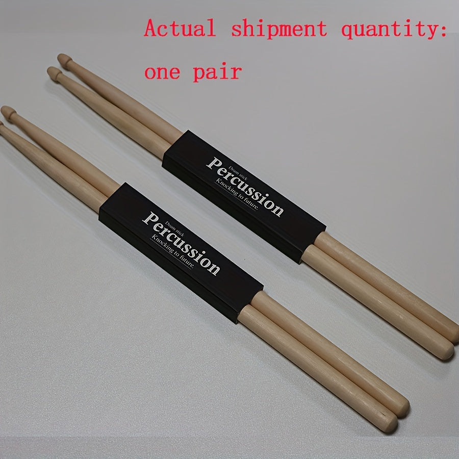 Maple Drumsticks Set 5A 7A 5B Unfinished Natural Wood for Drummers