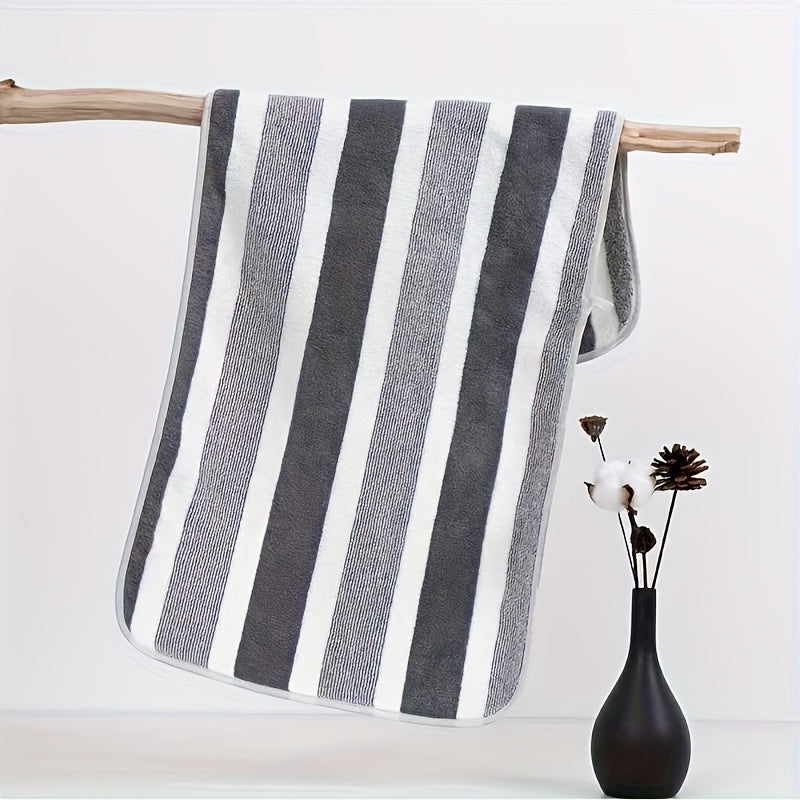 Новые полотенца для лица 2024 года с широкой каймой, впитывающие, мягкие и без ворса, набор банных полотенец.