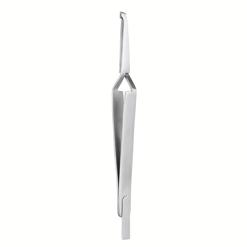 Stainless Steel Precision Tweezers with Fine Tip and Reverse Action