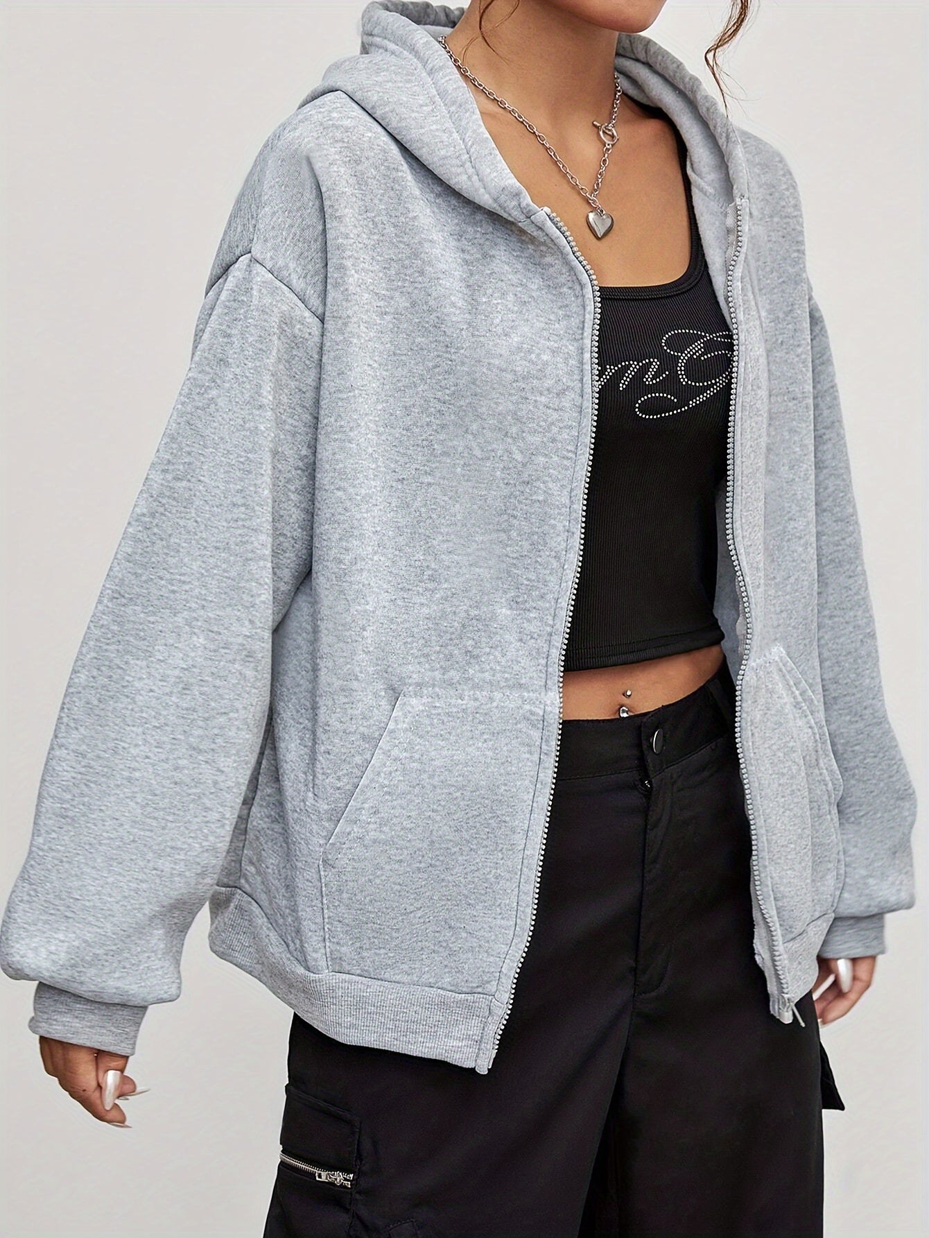 Sudadera ligera de felpa con capucha, bolsillos, manga larga, casual, otoño e invierno, poliéster

Source:
Women's Lightweight Fleece Hoodie with Pockets Long Sleeve Casual Fall Winter Polyester