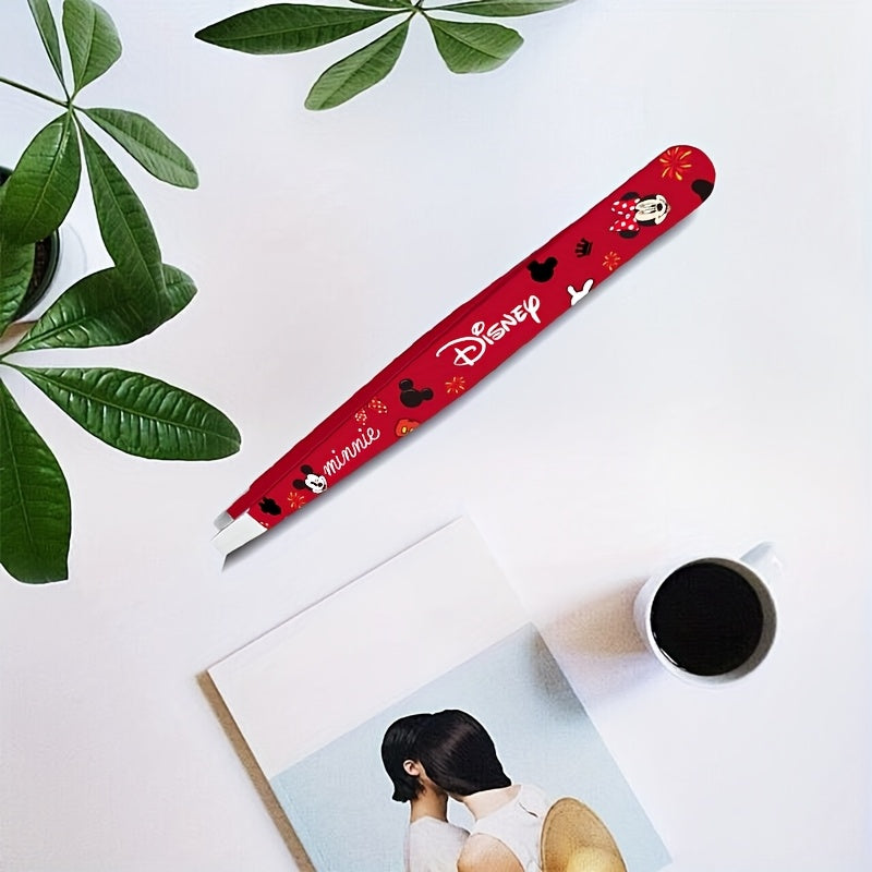 Unisex Stainless Steel Eyebrow Tweezers for Shaping and Facial Hair Removal