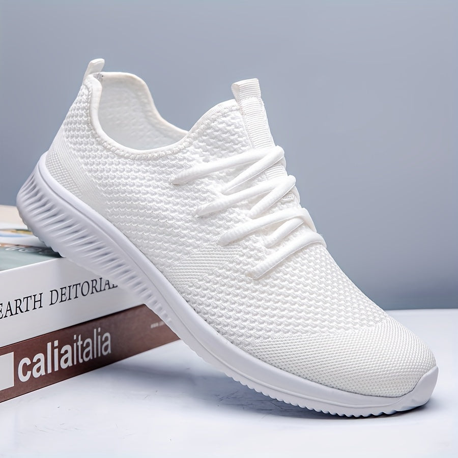 Plus Size Breathable Running Shoes for Men Non-Slip Soft Sole Casual Sneakers