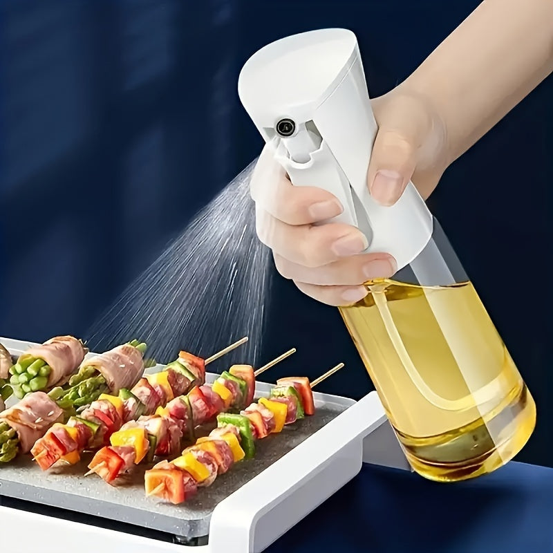 2-in-1 Olive Oil Sprayer Dispenser Durable Plastic Bottle for Cooking and Storage