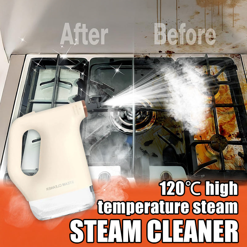 Qo'lga olinadigan bug' tozalagich, aksessuarlar bilan, ifloslik va yog'ni osonlik bilan olib tashlaydi. Yevropa standartidagi ulagich, 450ml hajm, batareya kerak emas.