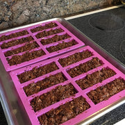 8-Cavity Silicone Mold for Baking Energy Bars Muffins Brownies Non-Stick