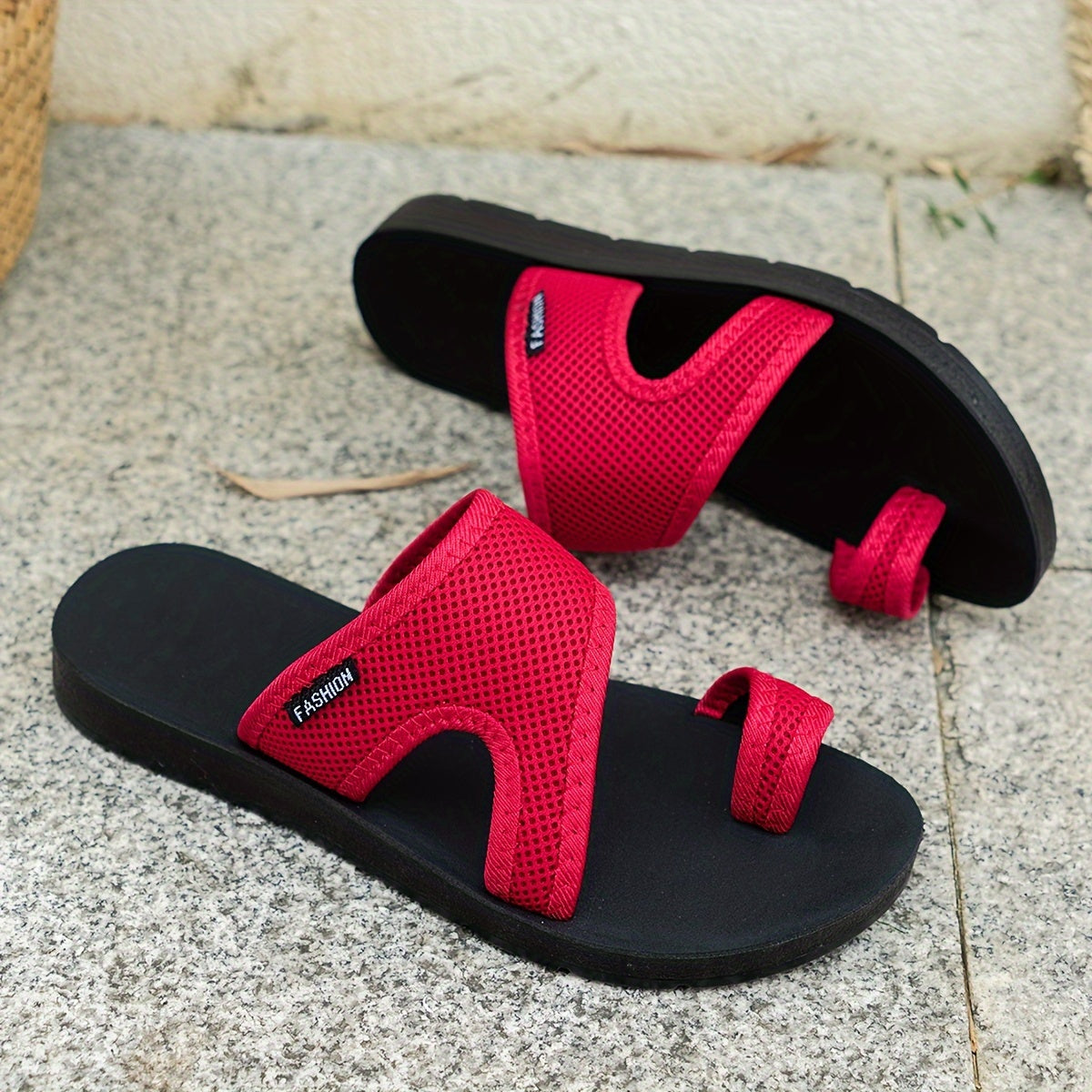 Women's Mesh Slide Sandals Open Toe Flat Comfort for All Seasons