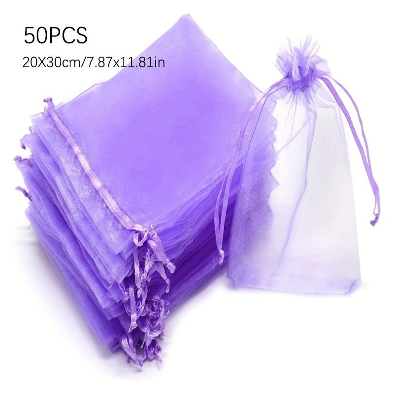 20x30cm Garden Netting Bags for Pest Control Protecting Fruits from Birds and Insects Pack of 50 or 100