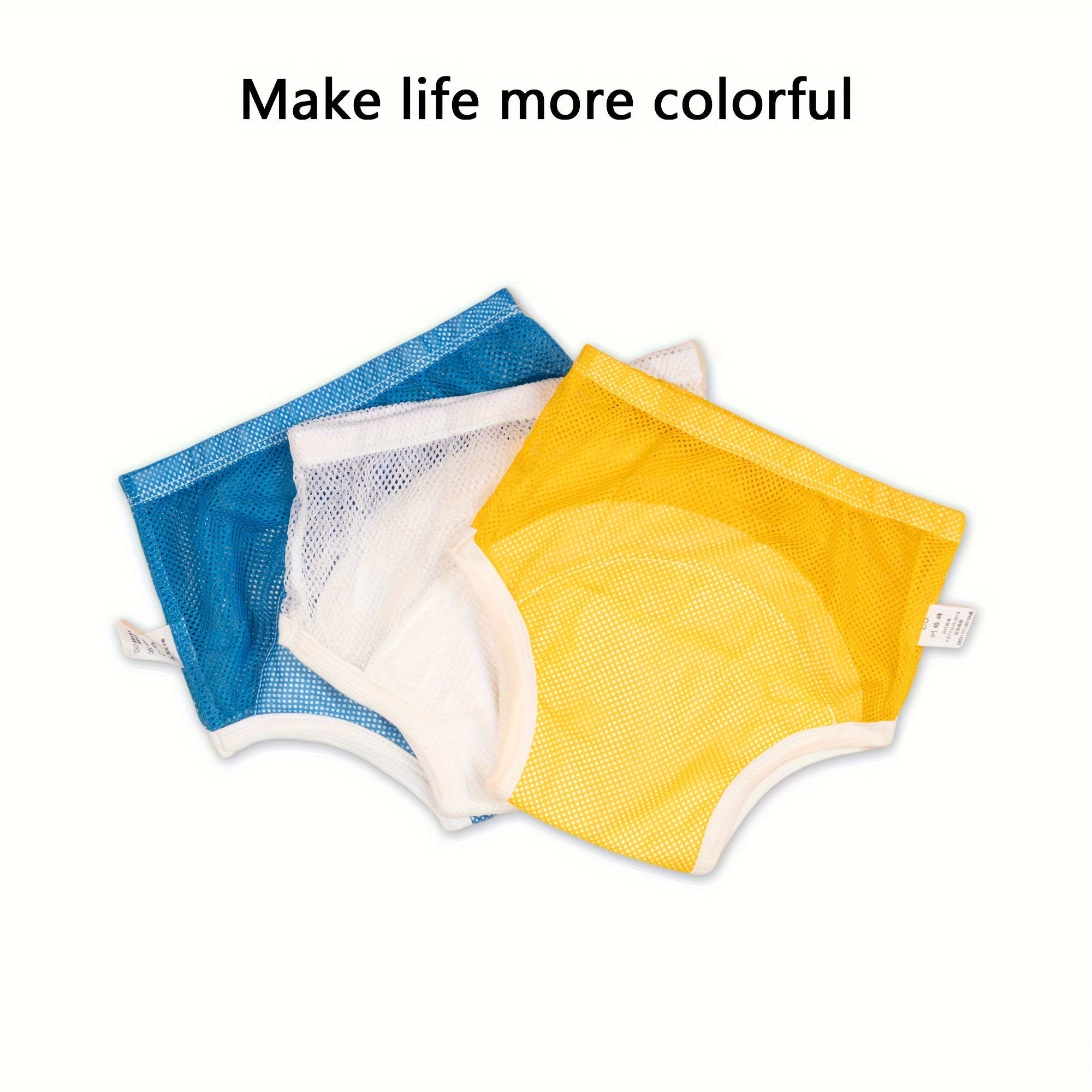 Набор из 2/4 дышащих сетчатых штанишек для приучения к горшку для мальчиков - однотонные многоразовые подгузники, идеально подходящие в качестве подарков на Хэллоуин и Рождество