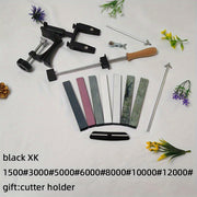 360° вращающийся точильный камень с фиксированным углом для быстрой заточки на кухне, прочный инструмент