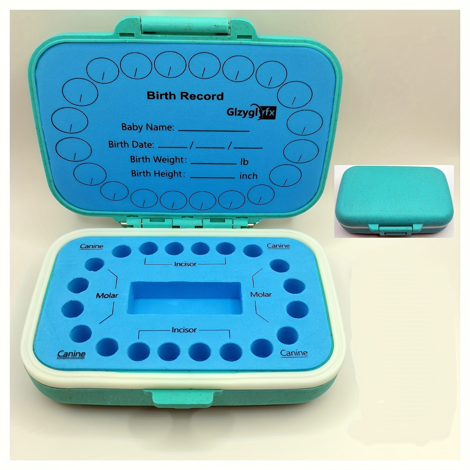 Teeth Keepsake Box for Kids and Adults Storage Organizer Gift for Christmas Halloween Thanksgiving