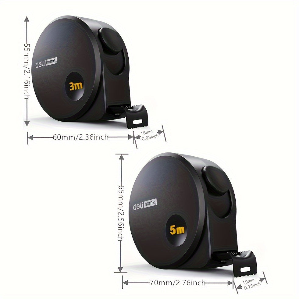 Carbon Steel Measuring Tape 3/5 Meter Portable Woodworking Tool