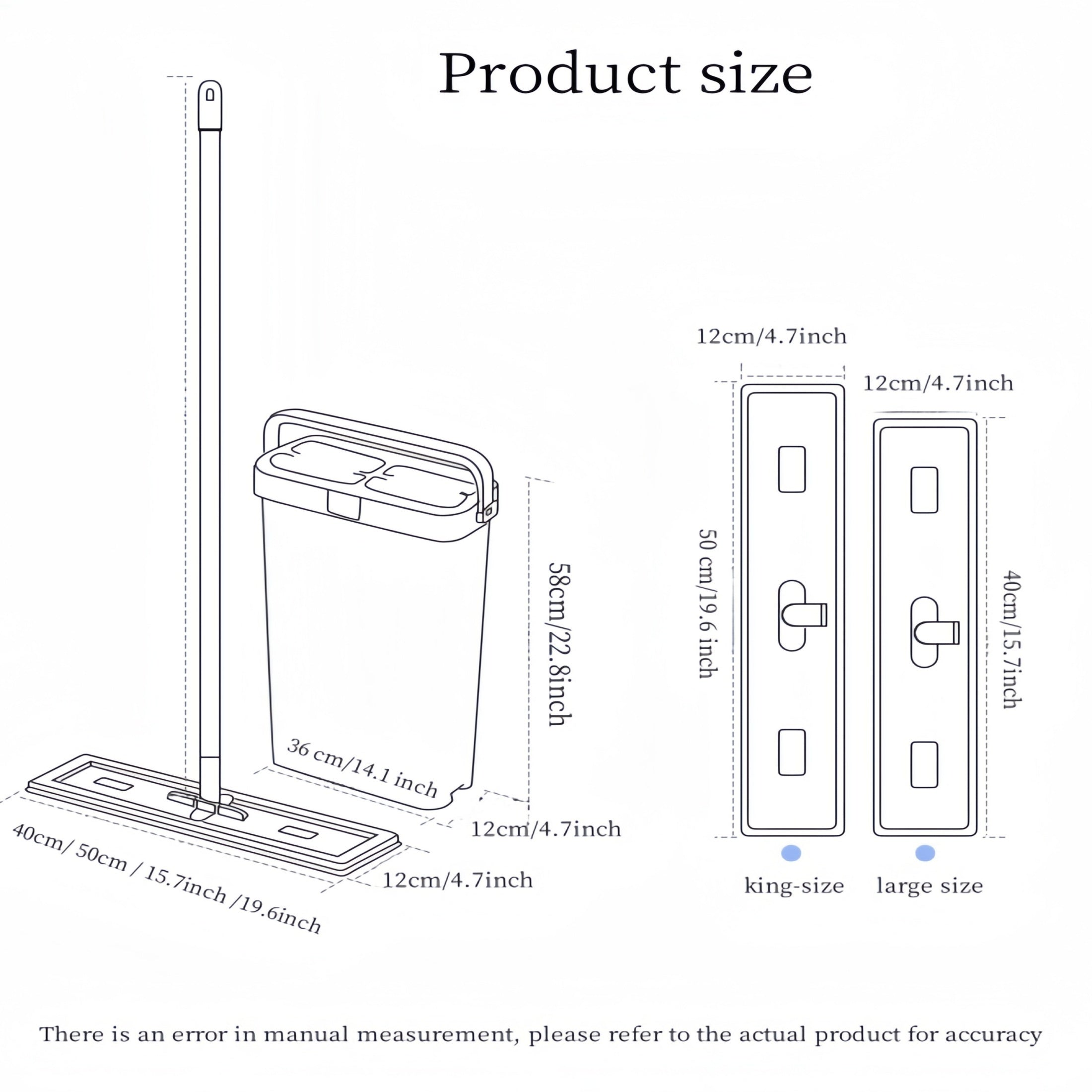 Qulay Oson Burash 2-in-1 Mop va Chelak To'plami – Mustahkam Noxud Po'lat, Qavatlar, Plitkalar, Yog'och, Laminat uchun Muammosiz Tozalash - Oshxona, Hammom, Yashash Xonasi uchun Ideal