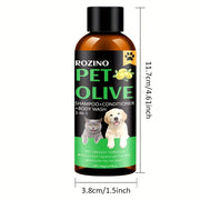 3-в-1 шампунь-кондиционер для ухода за питомцами с фруктовым маслом, увлажнением и длительным ароматом для кошек и собак