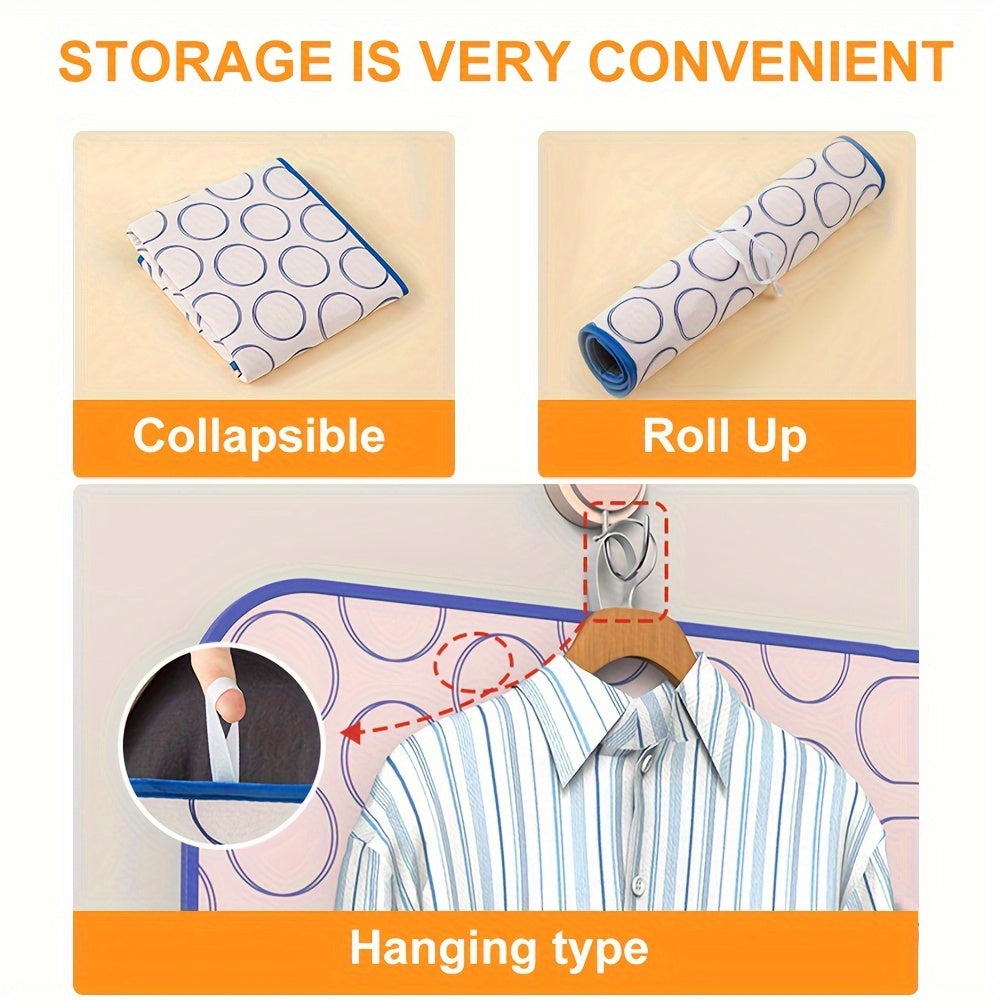 Set of 3 Ironing Mats with 6 Layers Foldable Heat-Resistant Guard