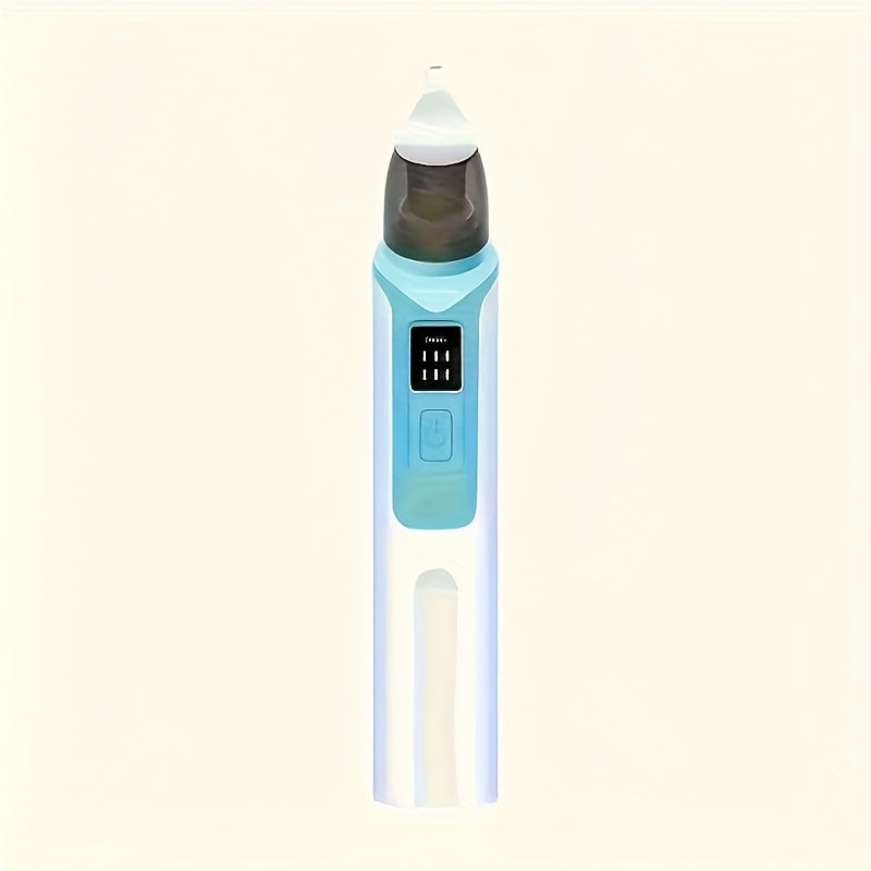 1 dona Portativ Elektron Burun Aspiratori, Qisqa Zaryadlanadigan USB Yuqori Tozalovchi, Burun tiqilishi uchun, Uyda foydalanish uchun mukammal sovg'a, ≤36V, 500mAh Lityum Polimer Batareya