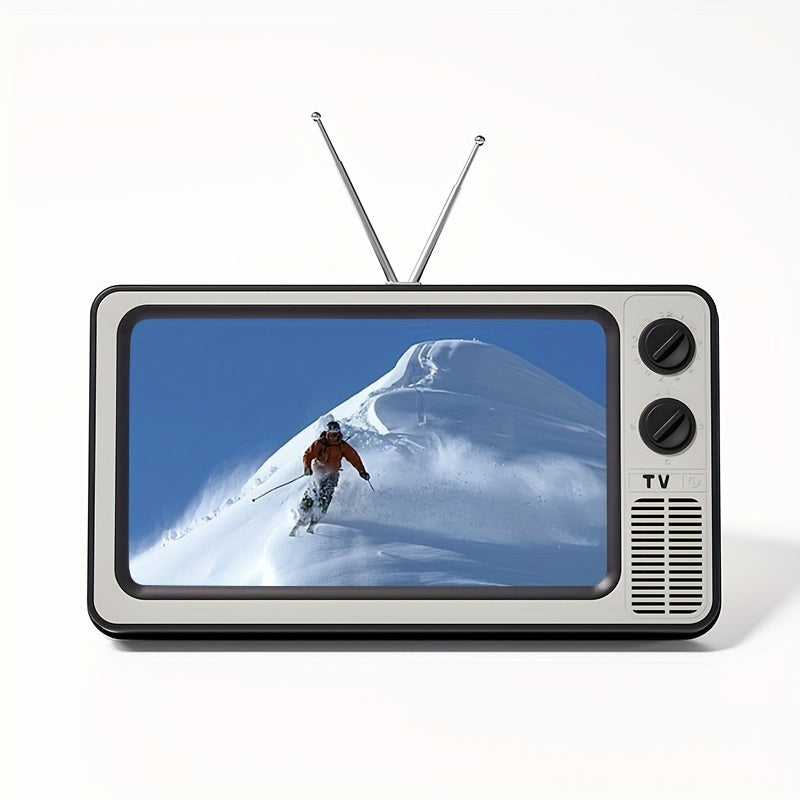 Винтажный телевизороподобный экранный усилитель для телефона размером 30.48 см увеличивает 3D фильмы, видео и игры. Совместим со всеми смартфонами.