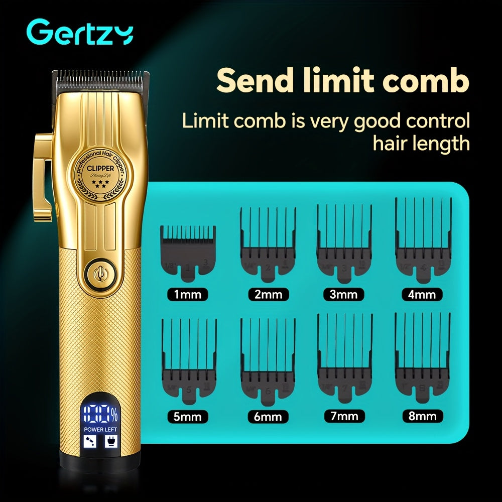 Electric Hair Clippers for Men 2pcs USB Rechargeable with Limit Combs Body Hair Trimming