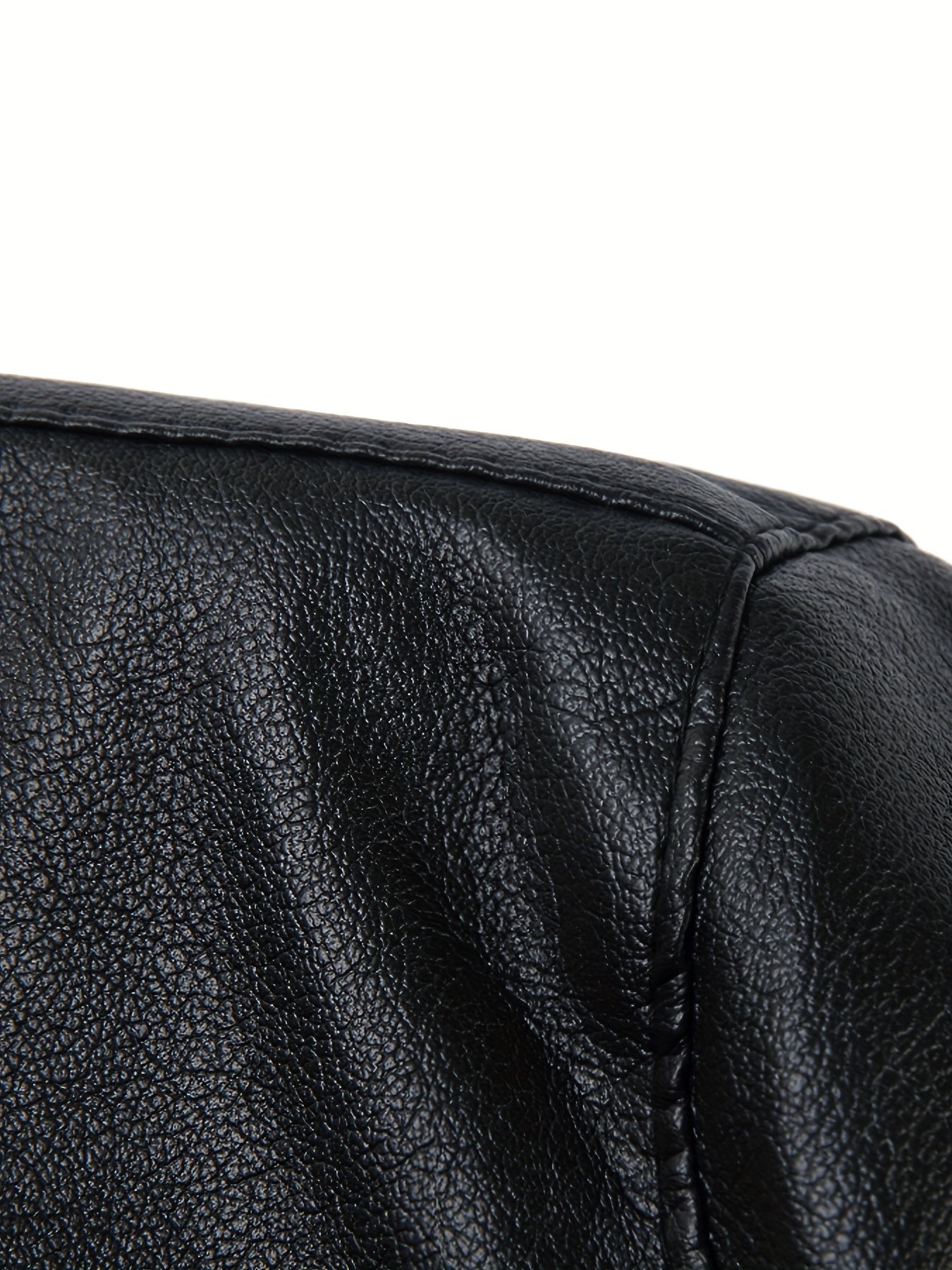 Erkaklar uchun bir rangli tasodifiy kurtka, uzun yenglar, zip yopilishi, polyester astar, keng kesim, yaka, va to'qilgan mato.