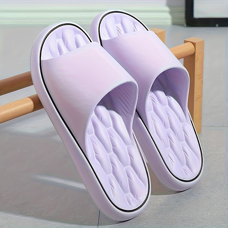 Ayollar uchun yopilmagan oyoq kiyimlari EVA slaydlar, yopilmagan barmoqli, qulay plyaj va basseyn uchun sandal