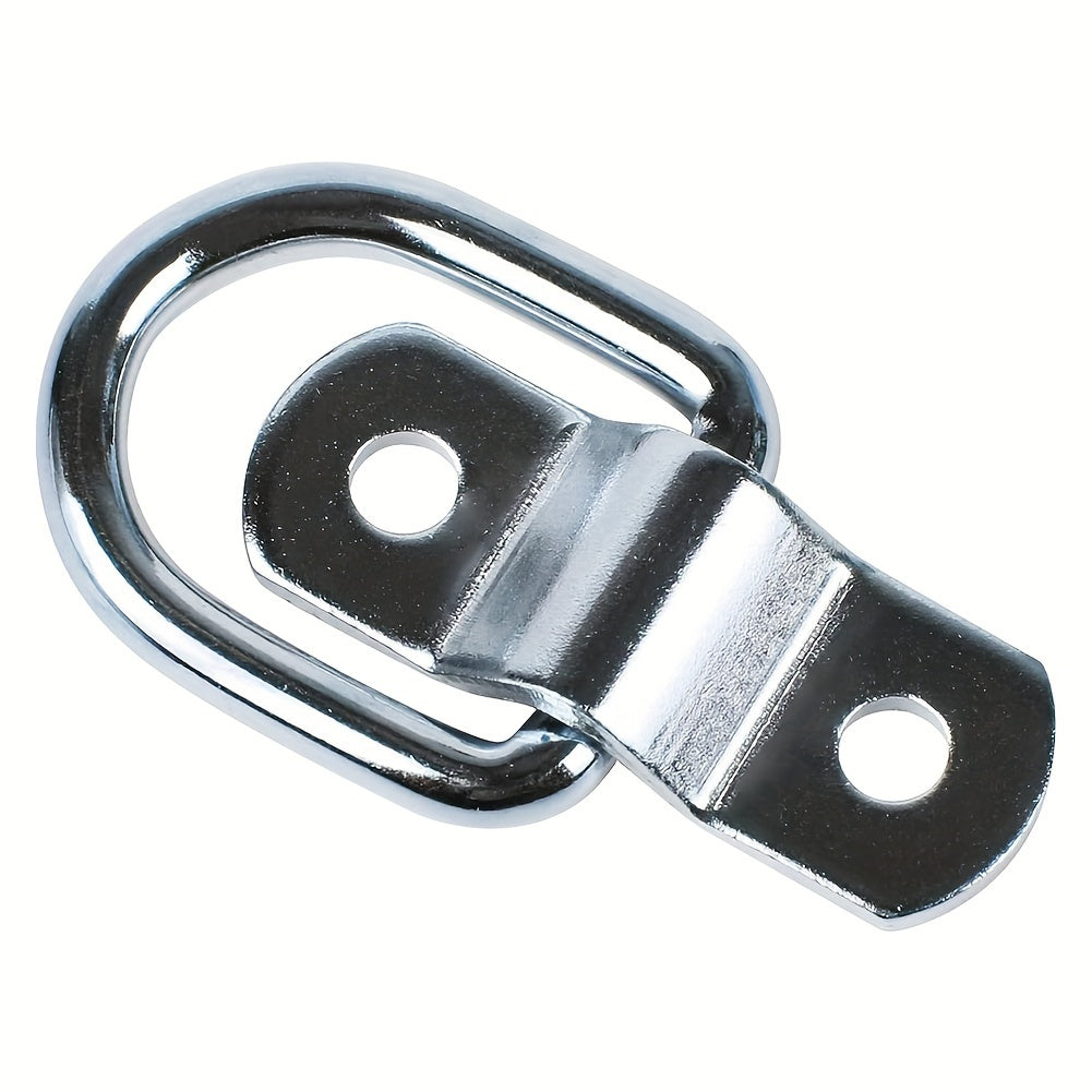 4 to'plam Cargo Lashing D Ring Staple Cleat Tie Down Rings for Trailers Vans