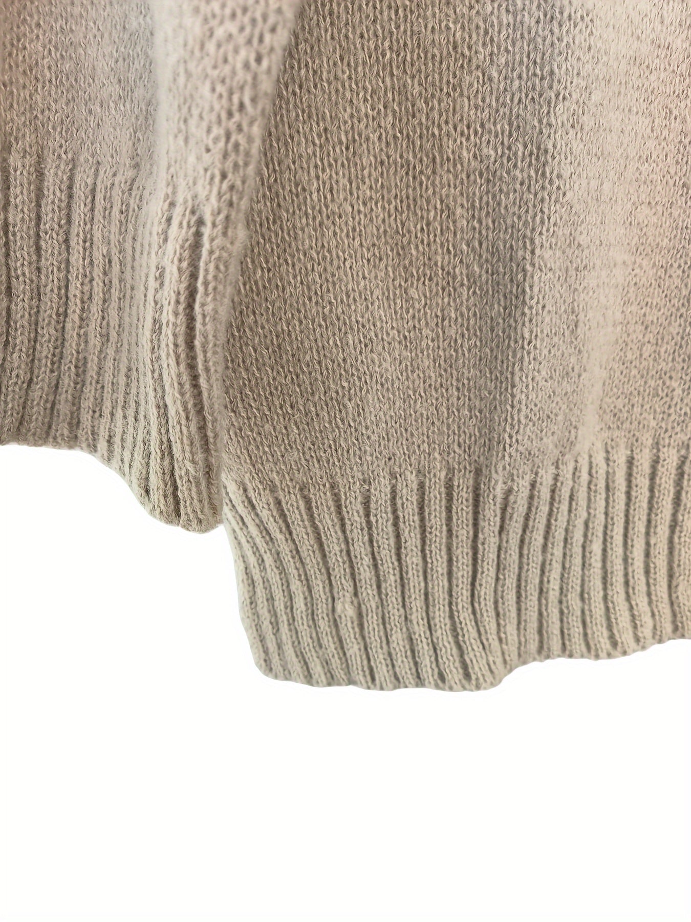 Plus Size Women's Casual Turtleneck Sweater Ribbed Long Sleeve Pullover