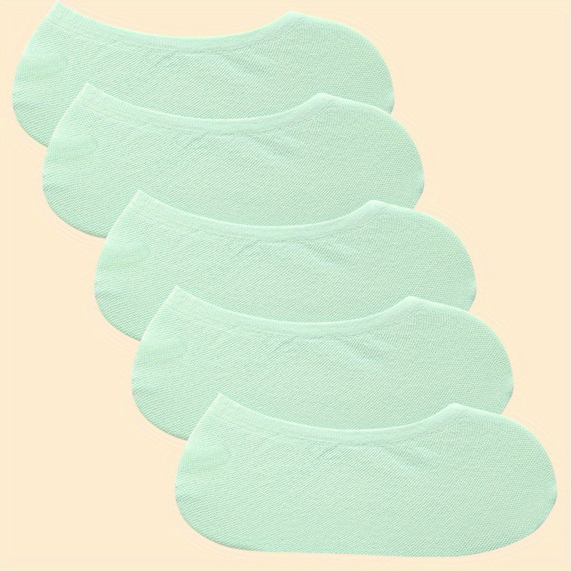 Breathable Candy-Colored Knit Boat Socks for Men and Women 5/10/15 Pairs