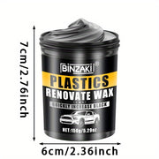 Plastic Restorer for Car Bumpers and Dashboards Deep Gloss Black