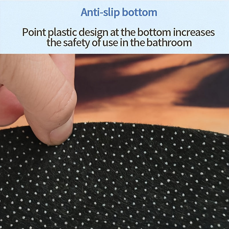 Cute Cat Floor Mat Absorbent Non-Slip Soft Kitchen Bathroom Decor