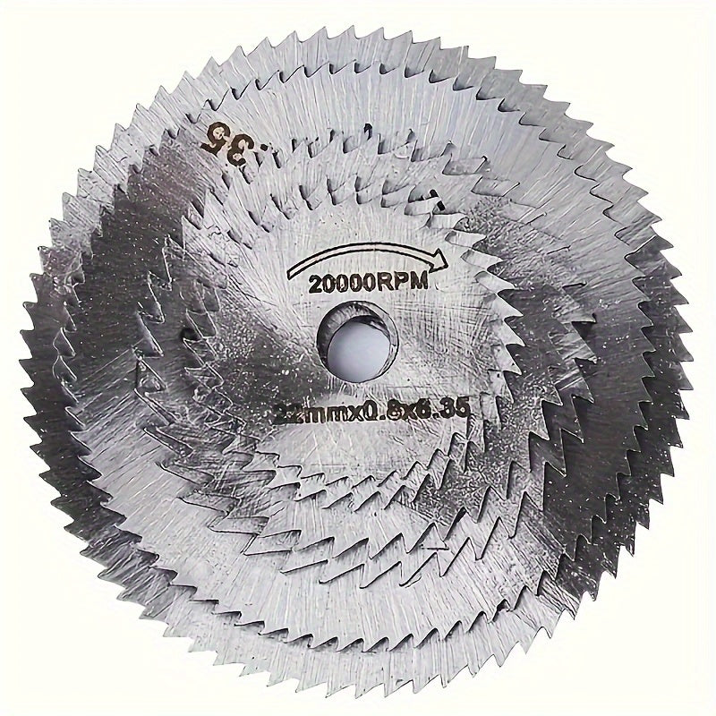 Set of 7/8 High Speed Steel Cutting Blades for Woodworking Plastic Metal