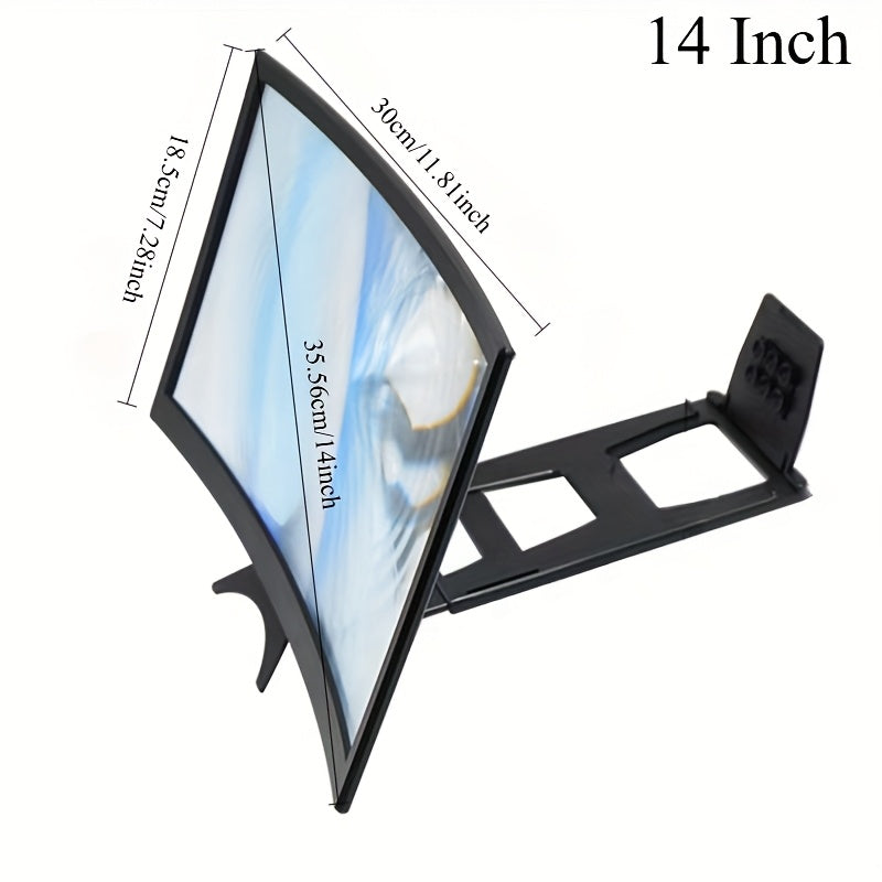 14-Inch Smartphone Screen Magnifier 3D Expander Foldable Stand Video Gaming