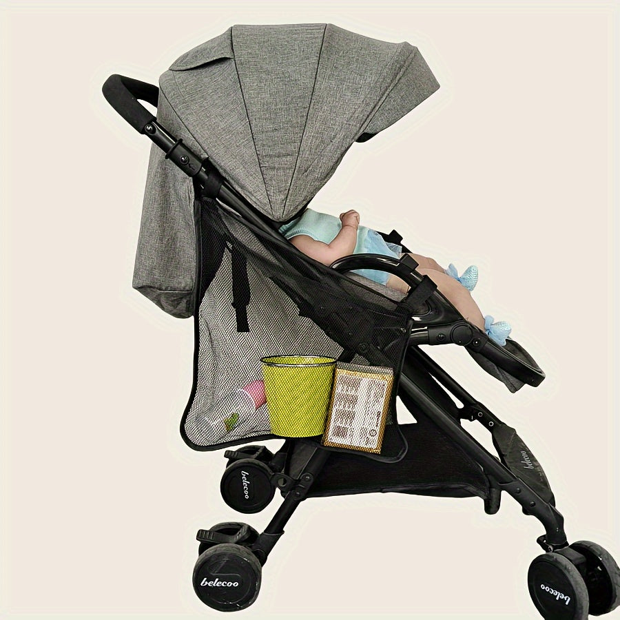 Stroller Side Hanging Net Bag Universal Anti-Slip for Ages 14+