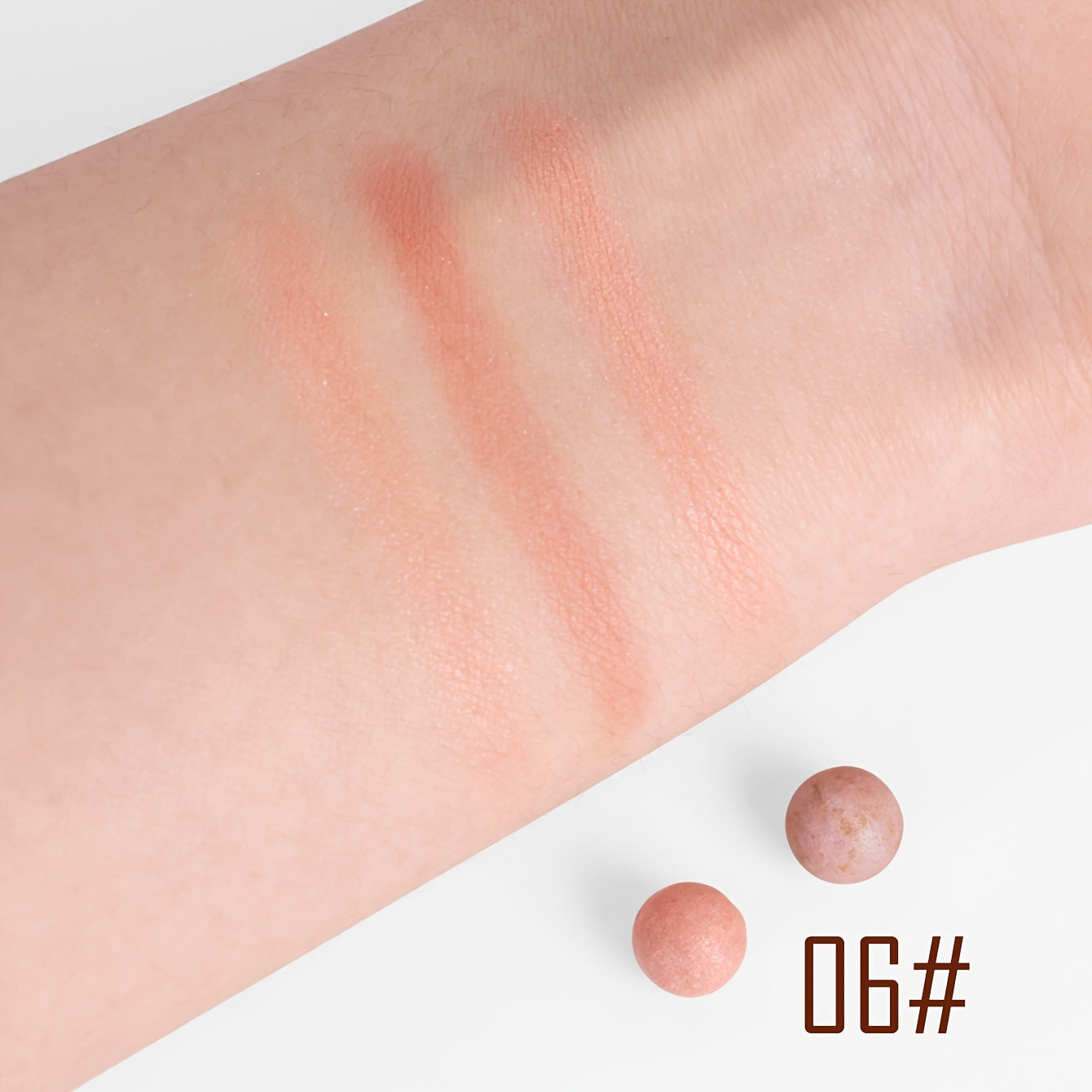 Женские пудровые румяна-жемчужины с мультиоттенками, водостойкие, натуральный финиш