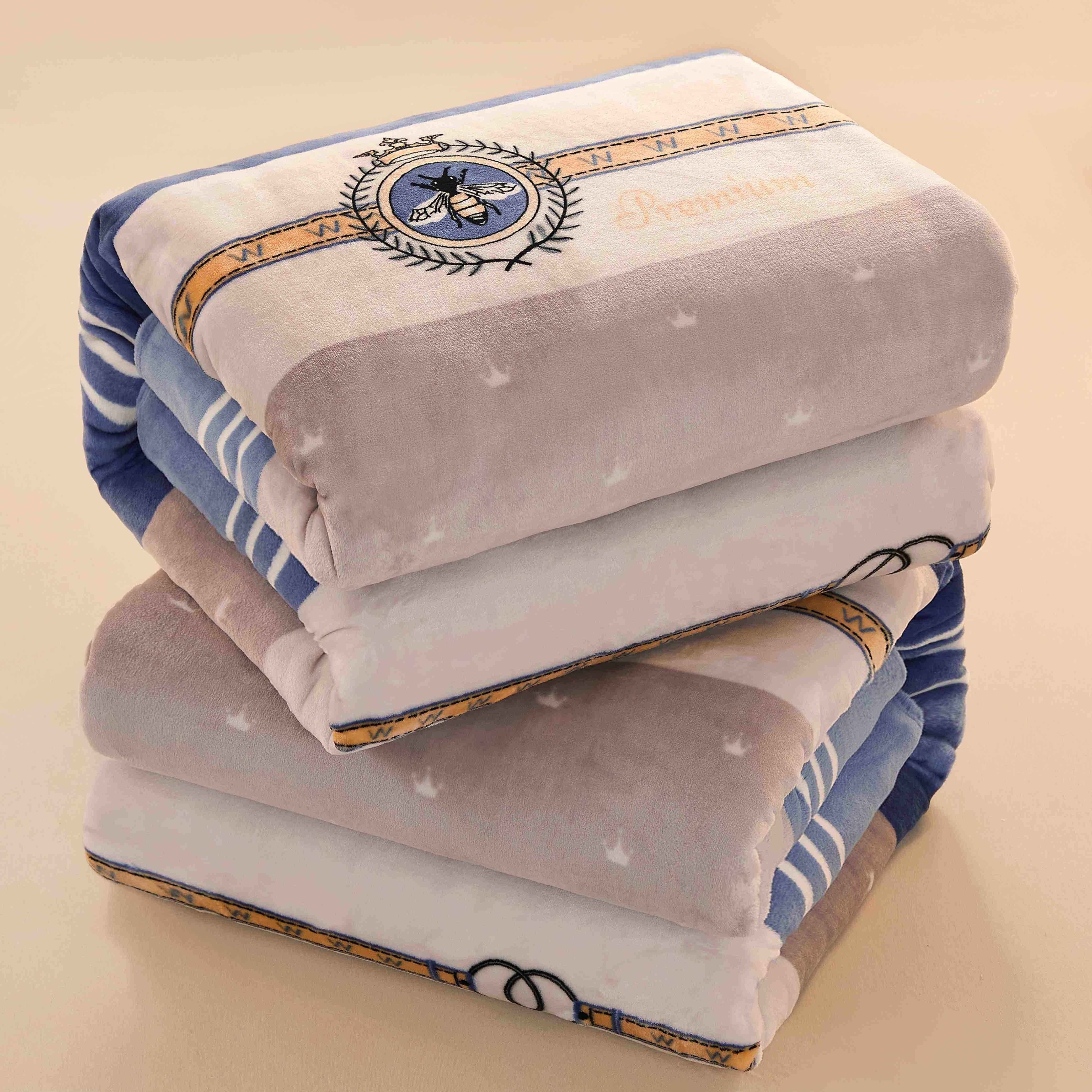 Цветастое пледовое одеяло из мягкого плюша, фланели и флиса, всесезонное, 180-200 г/м²