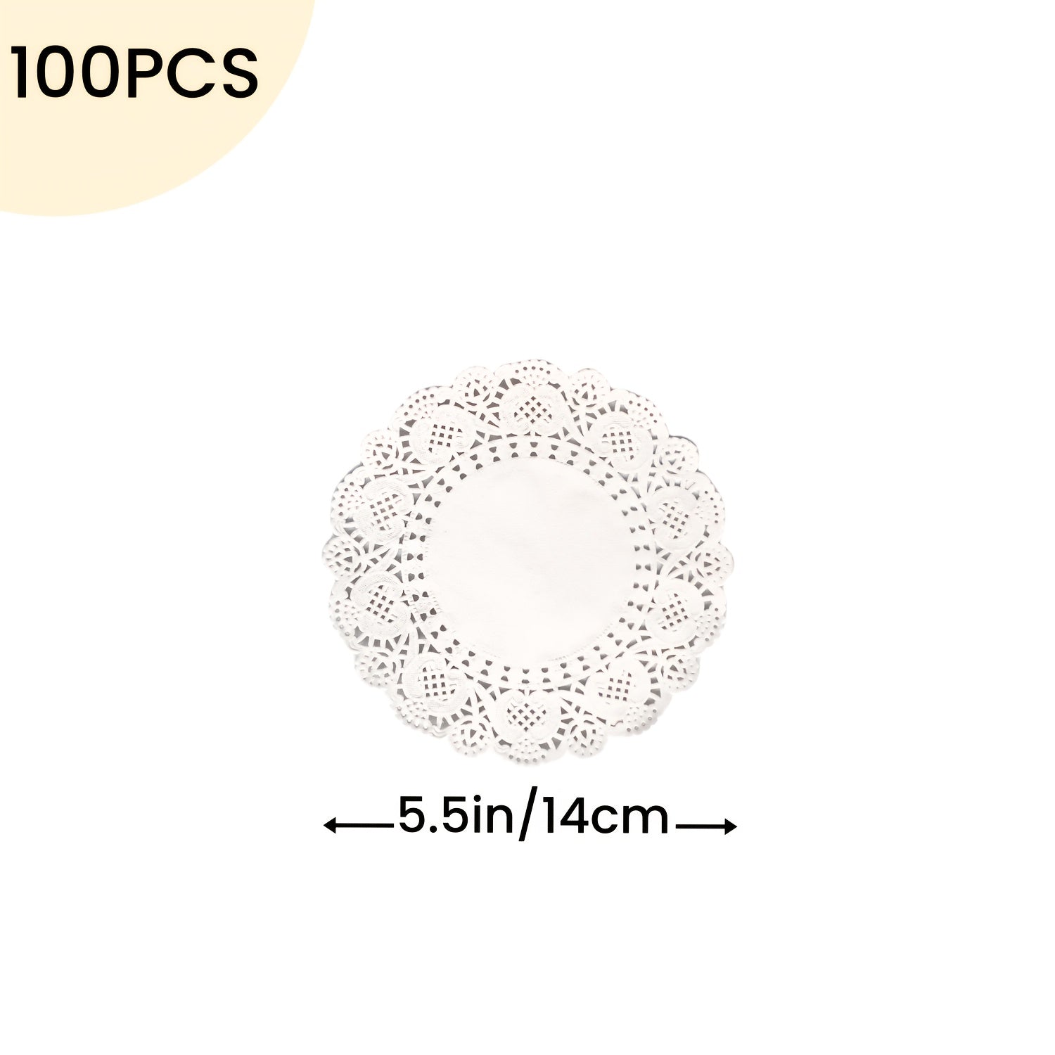 White Lace Paper Doilies Assorted Sizes for Desserts and Special Occasions