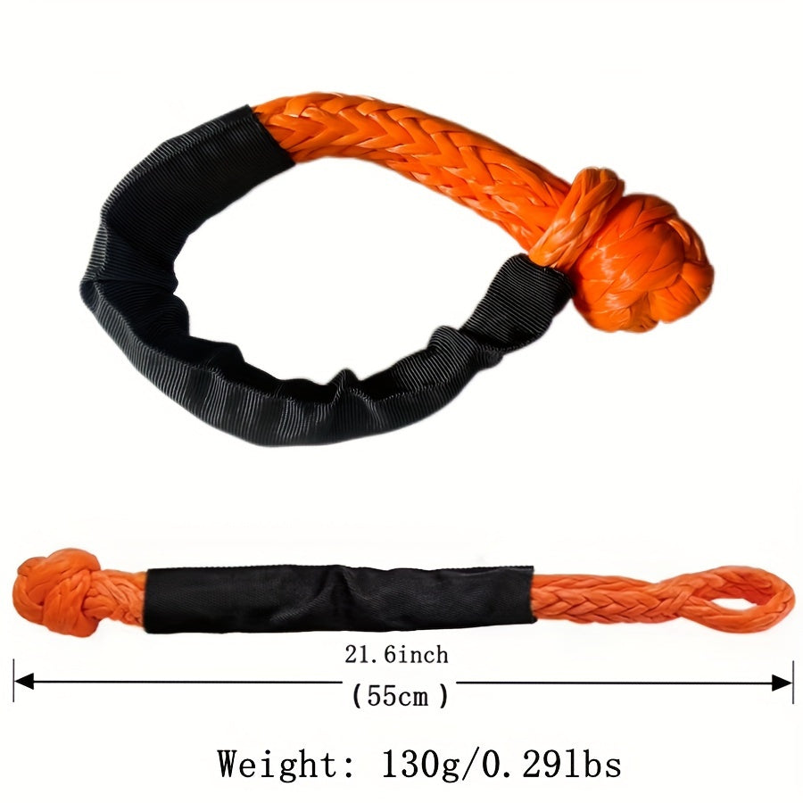 Flexible U-Hook Rope Trailer Hitch Durable PE Braided Universal Fit Tow Trailer Accessory