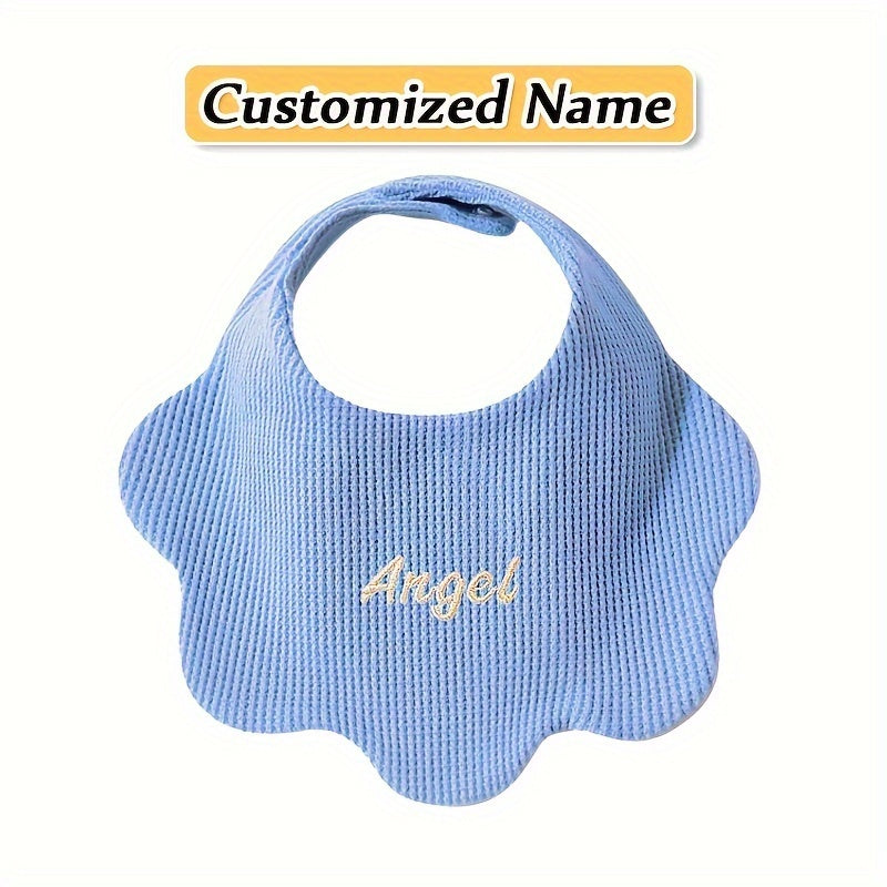 3 Pack Baby Bibs Cotton Soft Breathable Adjustable Snaps Gift