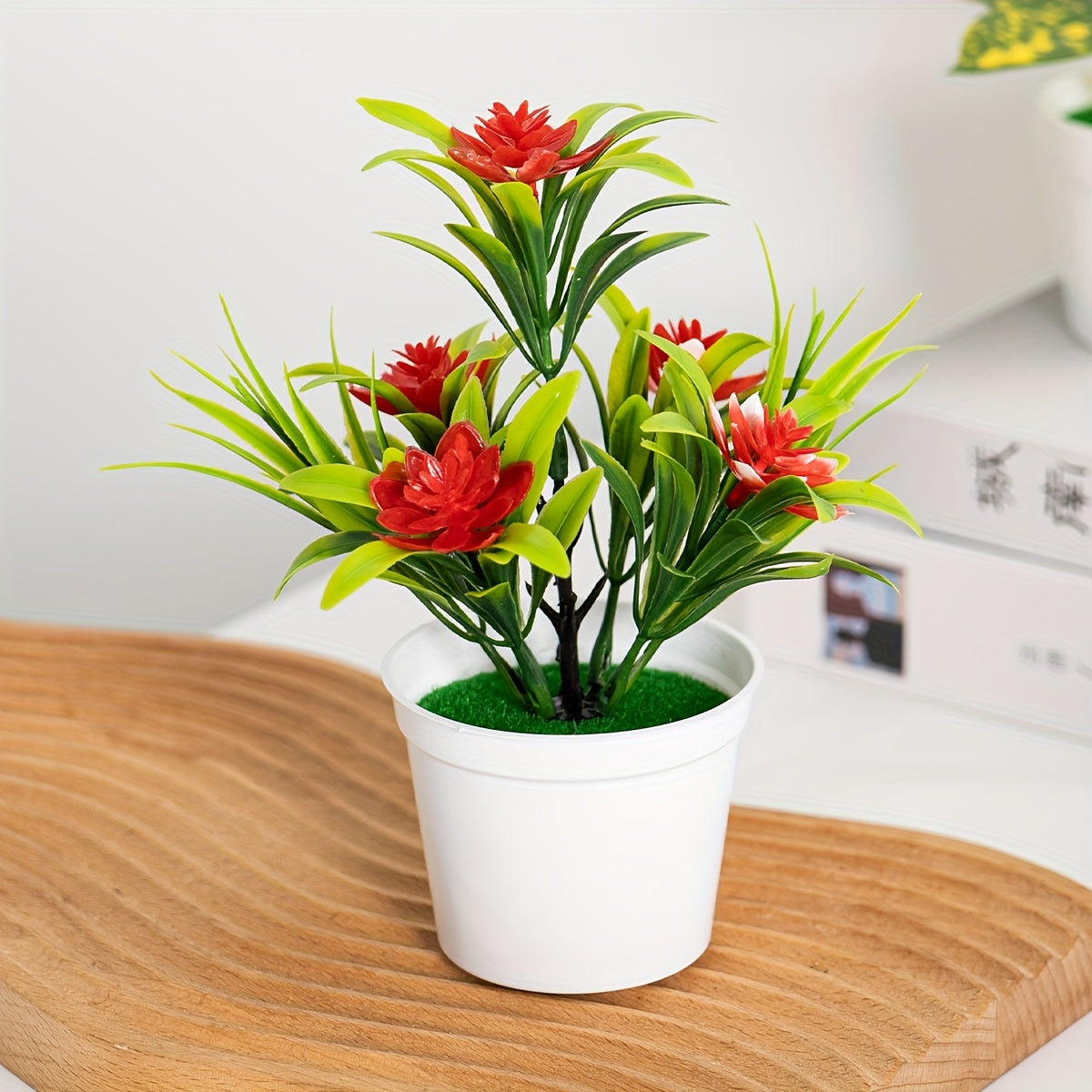 Artificial Lotus Pond Plant 5-Head Artificial Water Garden Decor for Home and Outdoor