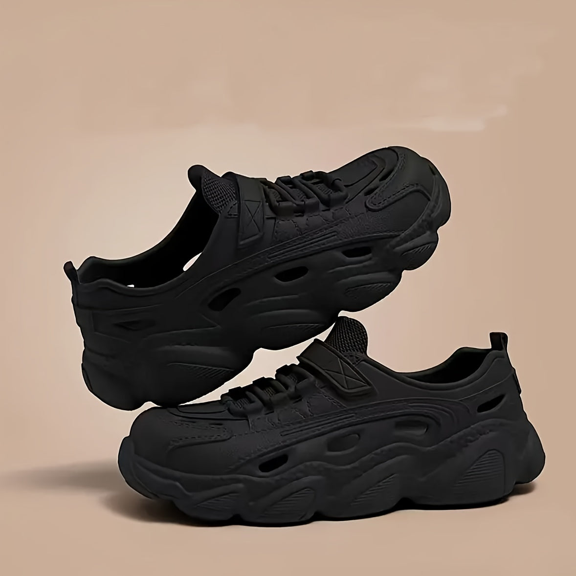 Women's Casual Sport Sandals Breathable EVA Flat Shoes for Outdoor Walking Black