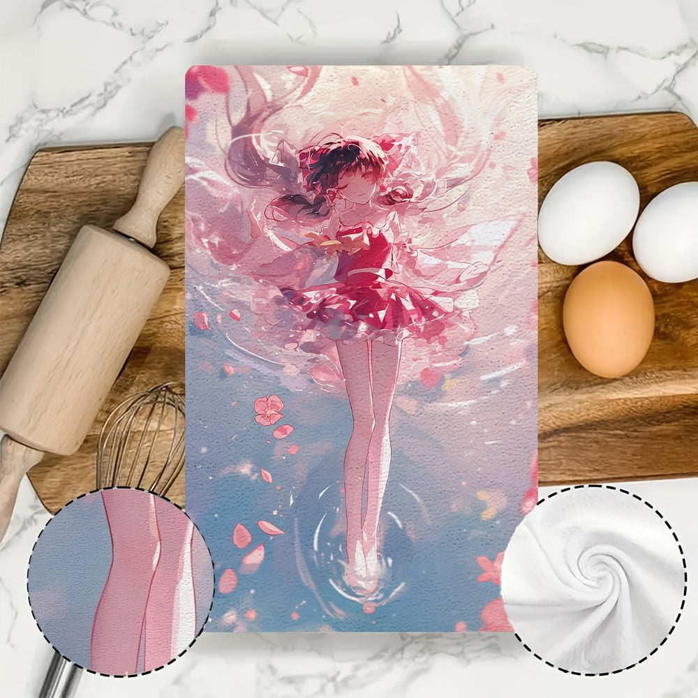 2 ta yumshoq oshxona sochiqlari to'plami, juda yaxshi o'ziga xoslik, idishlarni yuvish uchun mato, 40x60 sm