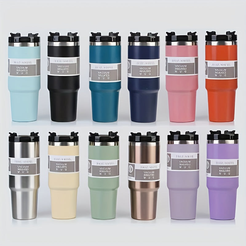 30oz Insulated Stainless Steel Water Bottle with Seal Lid BPA Free for Sports and Travel