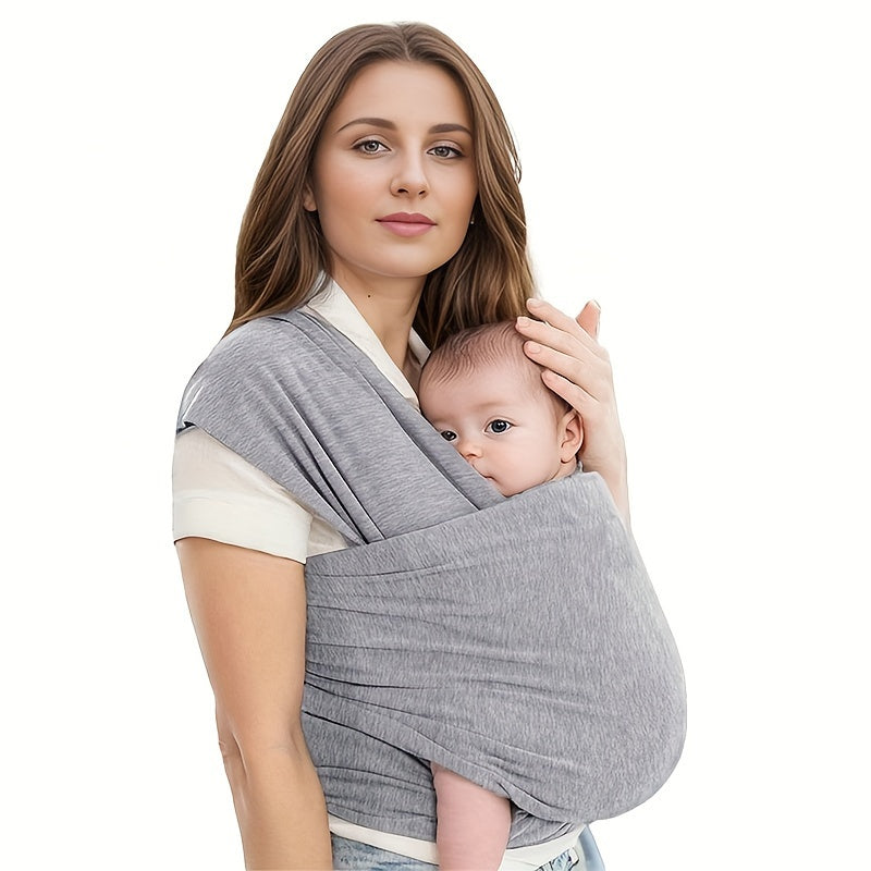 Kids Sling Carrier Adjustable Breathable Polyester Gray Ivory Lightweight Comfortable