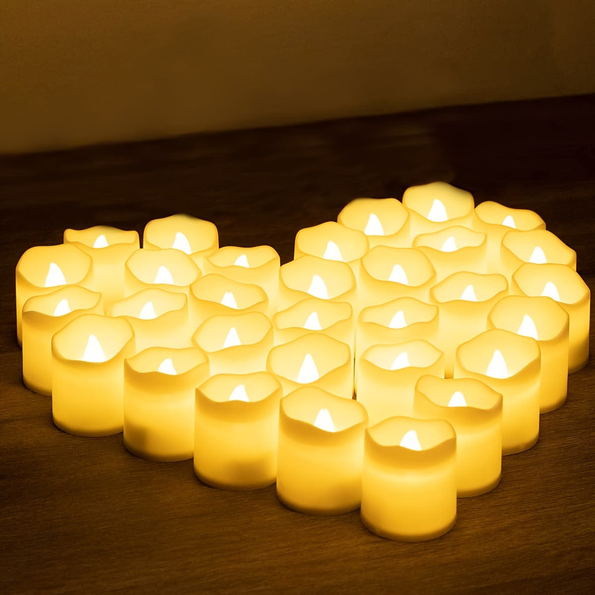 12 velas LED sin llama para bodas, cumpleaños, vacaciones y decoración del hogar
