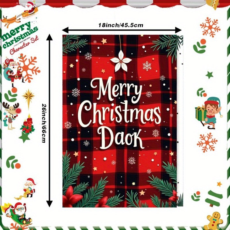 2-Piece Kitchen Towel Set 45.72x66.04cm Soft Winter Holiday Tea Christmas