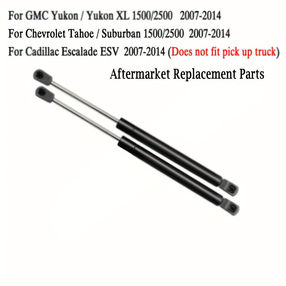 2 piezas de soportes de elevación para puerta trasera para camión, SUV, soporte de portón trasero, reemplazo de amortiguadores de capó