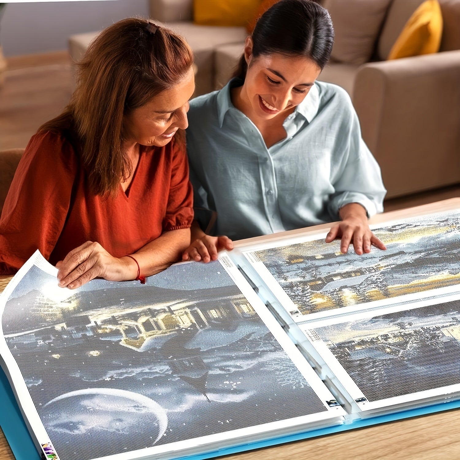 Diamond Painting Storage Book A1 8K 4K with Pocket and View Protectors